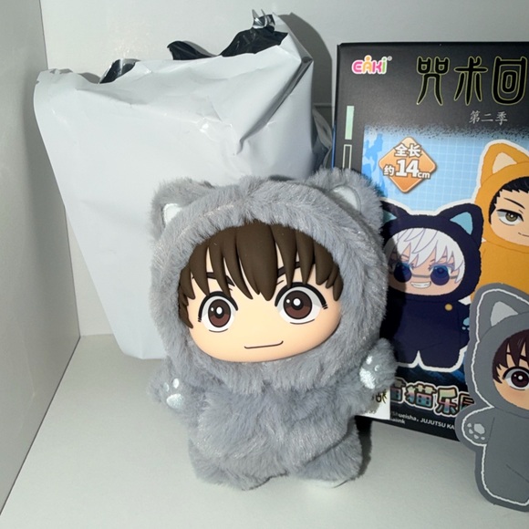 EAKI X Jujutsu Kaisen Cat Plush Pendant - Haibara Yu - Picture 2 of 4